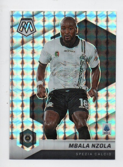 2021-22 Panini Mosaic Serie A Mosaic #157 Mbala Nzola (15-38x7-SOCCERSPEZIA)