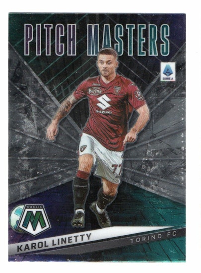 2021-22 Panini Mosaic Serie A Pitch Masters #23 Karol Linetty (12-67x6-SOCCERTORINO)