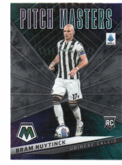 2021-22 Panini Mosaic Serie A Pitch Masters #26 Bram Nuytinck (15-40x2-SOCCERUDINESE)