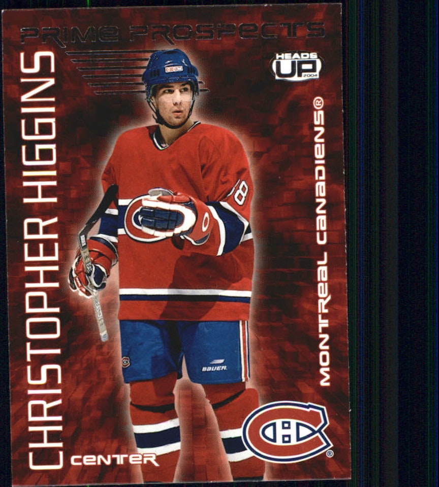 2003-04 Pacific Heads Up Prime Prospects #12 Christopher Higgins (12-109x7-CANADIENS)