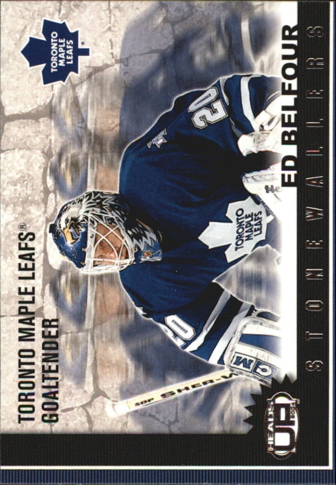 2003-04 Pacific Heads Up Stonewallers #11 Ed Belfour (15-107x4-MAPLE LEAFS)