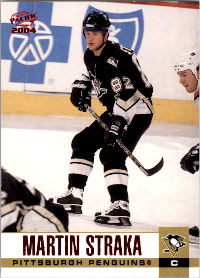 2003-04 Pacific Red #276 Martin Straka (10-96x1-PENGUINS)