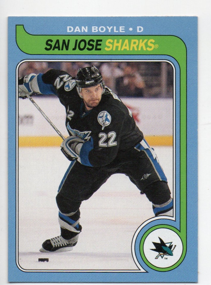 2008-09 O-Pee-Chee 1979-80 Retro #241 Dan Boyle (10-97x9-SHARKS)