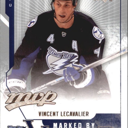 2008-09 Upper Deck MVP Marked by Valor #MV14 Vincent Lecavalier (10-104x2-LIGHTNING)