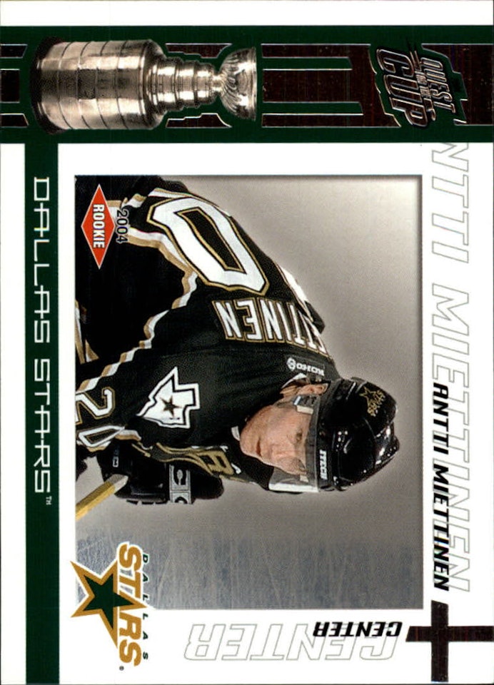 2003-04 Pacific Quest for the Cup #113 Antti Miettinen RC (12-132x3-NHLSTARS)