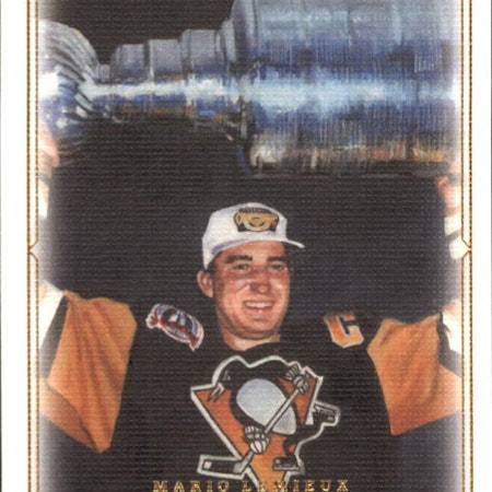 2008-09 UD Masterpieces #11 Mario Lemieux (20-135x7-PENGUINS) (2)