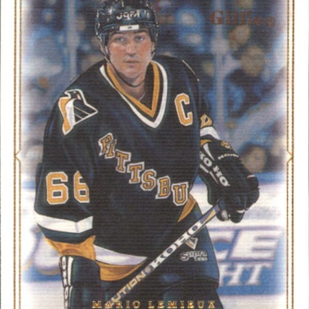 2008-09 UD Masterpieces #12 Mario Lemieux (20-135x8-PENGUINS) (2)