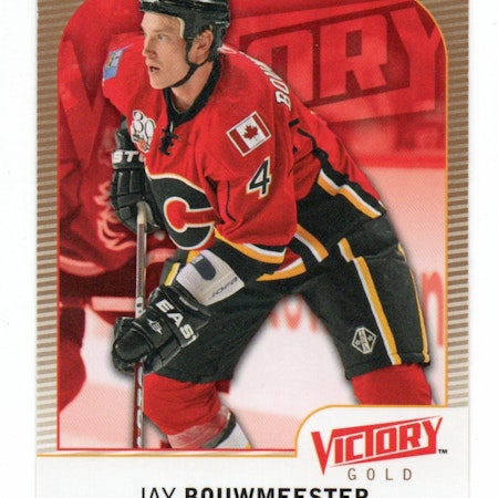 2009-10 Upper Deck Victory Gold #258 Jay Bouwmeester (15-98x7-FLAMES)