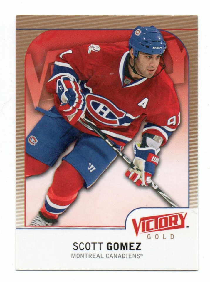 2009-10 Upper Deck Victory Gold #276 Scott Gomez (20-98x8-CANADIENS)