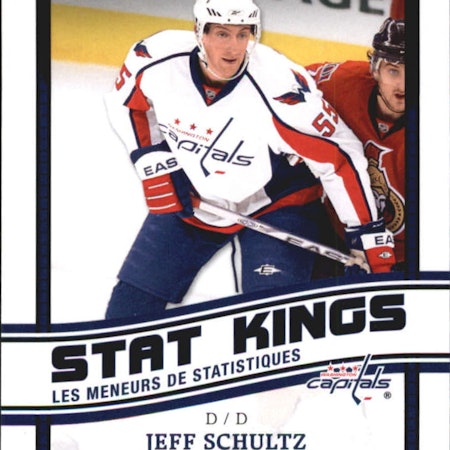 2010-11 O-Pee-Chee Stat Kings #SK12 Jeff Schultz (10-104x9-CAPITALS)
