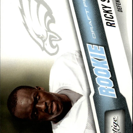 2010 Prestige Draft Picks Light Blue #281 Ricky Sapp (15-113x7-NFLEAGLES)