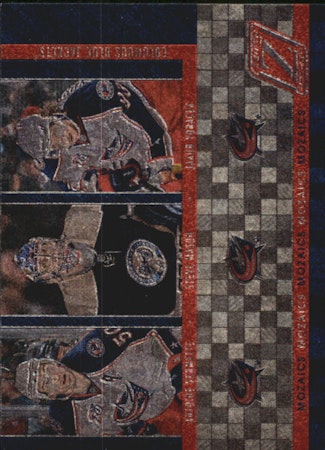 2010-11 Zenith Mozaics #6 Antoine Vermette Steve Mason Jakub Voracek (10-106x7-BLUEJACKETS)