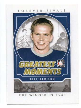 2012-13 ITG Forever Rivals Greatest Moments #GM03 Bill Barilko (15-122x6-MAPLE LEAFS)