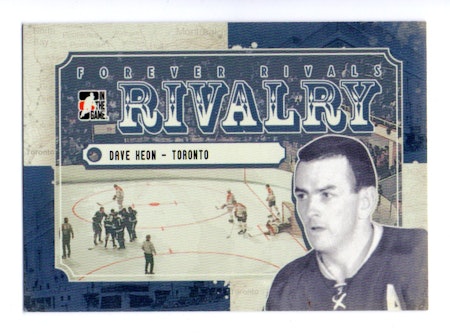 2012-13 ITG Forever Rivals Rivalry #RI04 Dave Keon (20-122x2-MAPLE LEAFS)