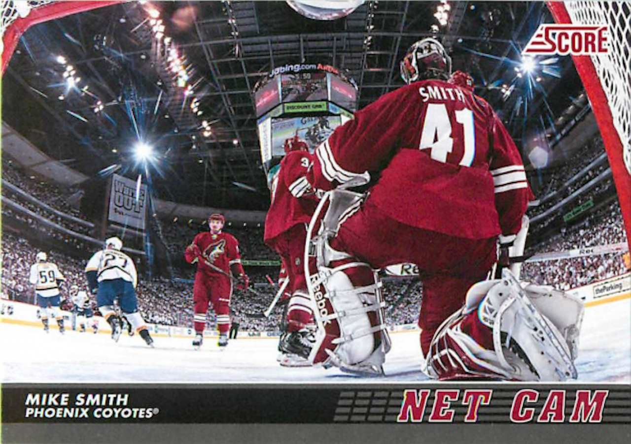 2012-13 Score Net Cam #NC8 Mike Smith (10-120x7-COYOTES)