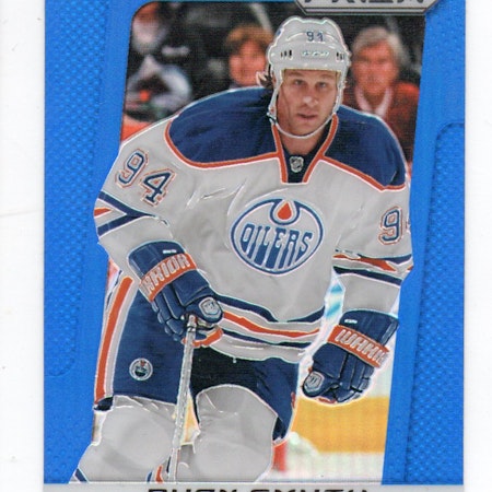 2013-14 Panini Prizm Prizms Blue #144 Ryan Smyth (30-122x5-OILERS)