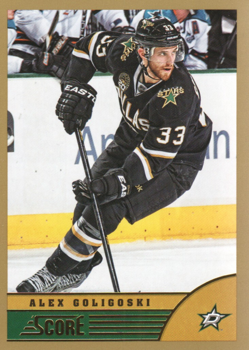 2013-14 Score Gold #151 Alex Goligoski (10-117x2-NHLSTARS)