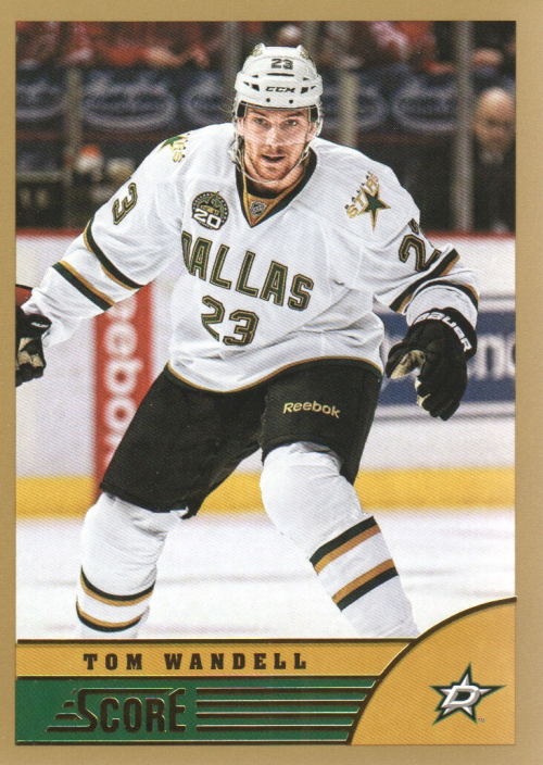 2013-14 Score Gold #162 Tom Wandell (10-116x9-NHLSTARS)