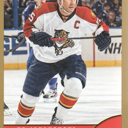 2013-14 Score Gold #199 Ed Jovanovski (10-116x7-NHLPANTHERS)