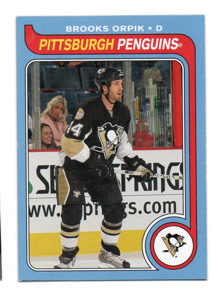 2008-09 O-Pee-Chee 1979-80 Retro #50 Brooks Orpik (10-138x8-PENGUINS)