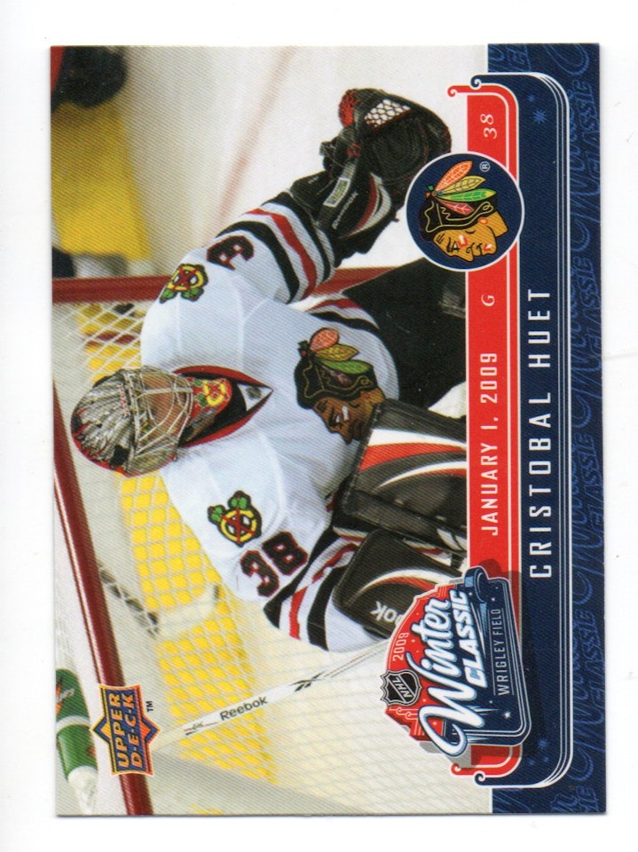 2008-09 Upper Deck MVP Winter Classic #WC13 Cristobal Huet (10-135x5-BLACKHAWKS)