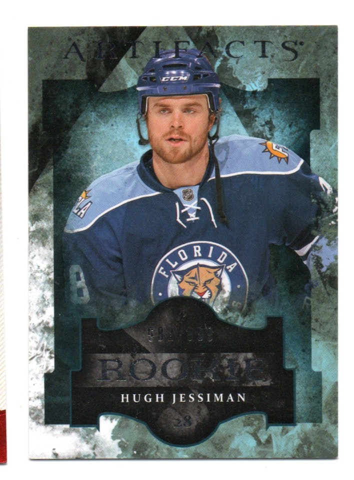 2011-12 Artifacts #157 Hugh Jessiman RC (20-149x2-NHLPANTHERS)