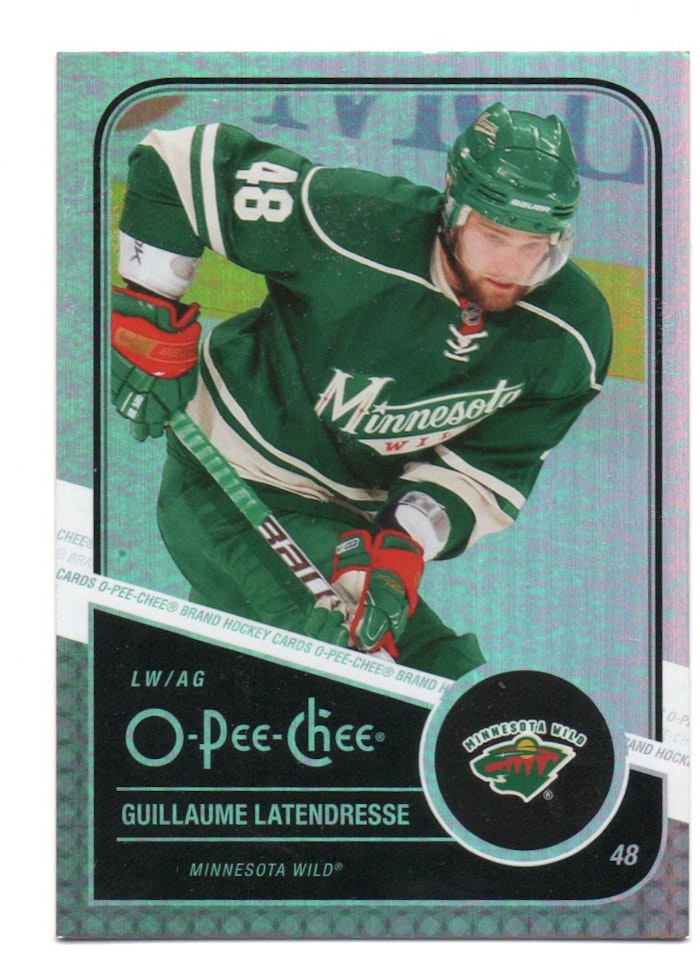 2011-12 O-Pee-Chee Rainbow #28 Guillaume Latendresse (12-137x1-NHLWILD)