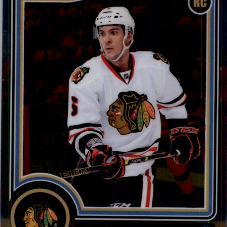 2014-15 O-Pee-Chee Platinum #167A Adam Clendening RC (10-131x1-BLACKHAWKS)