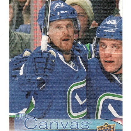 2016-17 Upper Deck Canvas #C80 Daniel Sedin (15-99x8-CANUCKS)