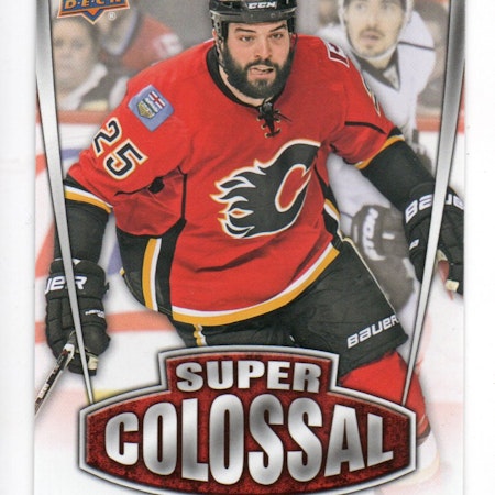 2016-17 Upper Deck Super Colossal #SC9 Brandon Bollig (15-134x8-FLAMES)