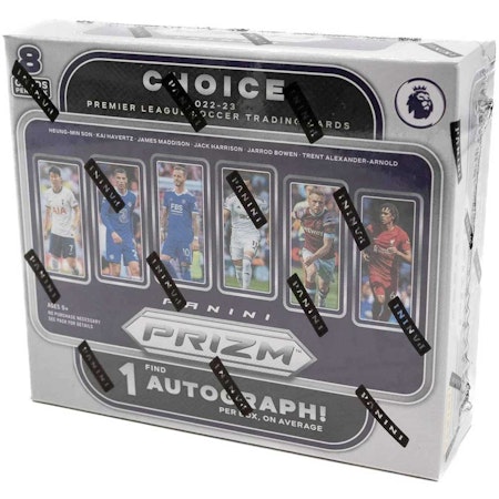 2022-23 Panini Prizm Premier League EPL Soccer (Hobby Choice Box)