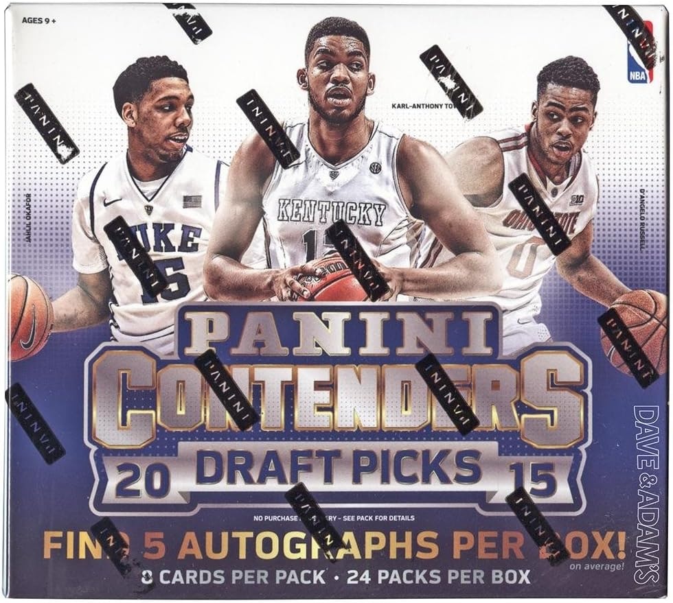 2015-16 Panini Contenders Draft Basketball (Hobby Box)