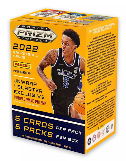 2022 Panini NBA Prizm Draft Picks Basketball (Blaster Box)