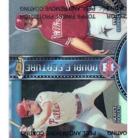 1999 Finest Double Feature Refractors #DF7 S.Rolen P.Burrell (50-254x5-MLBPHILLIES)