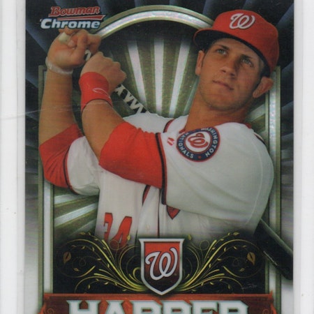 2011 Bowman Chrome Bryce Harper Retail Exclusive #BCE1S Bryce Harper Silver (50-248x4-MLBNATIONALS)