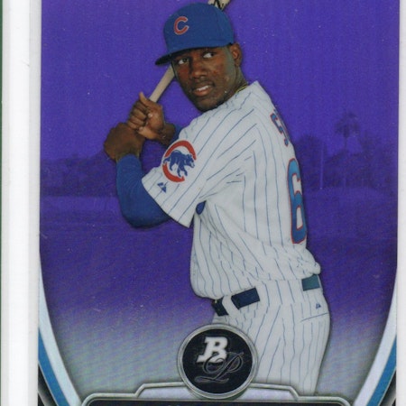 2013 Bowman Platinum Chrome Prospects Purple Refractors #BPCP28 Jorge Soler (15-247x6-MLBCUBS)