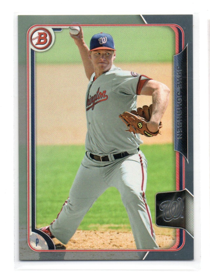 2015 Bowman Prospects Silver #BP130 Jake Johansen (15-242x8-MLBNATIONALS)