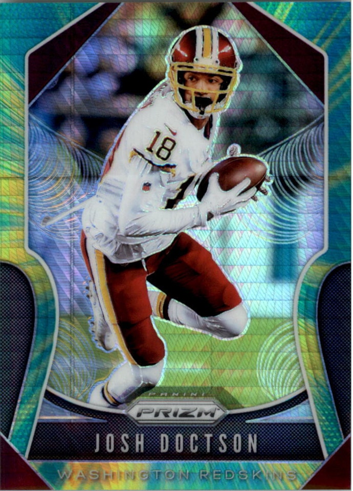 2019 Panini Prizm Prizms Hyper #60 Josh Doctson (25-108x4-NFLREDSKINS)