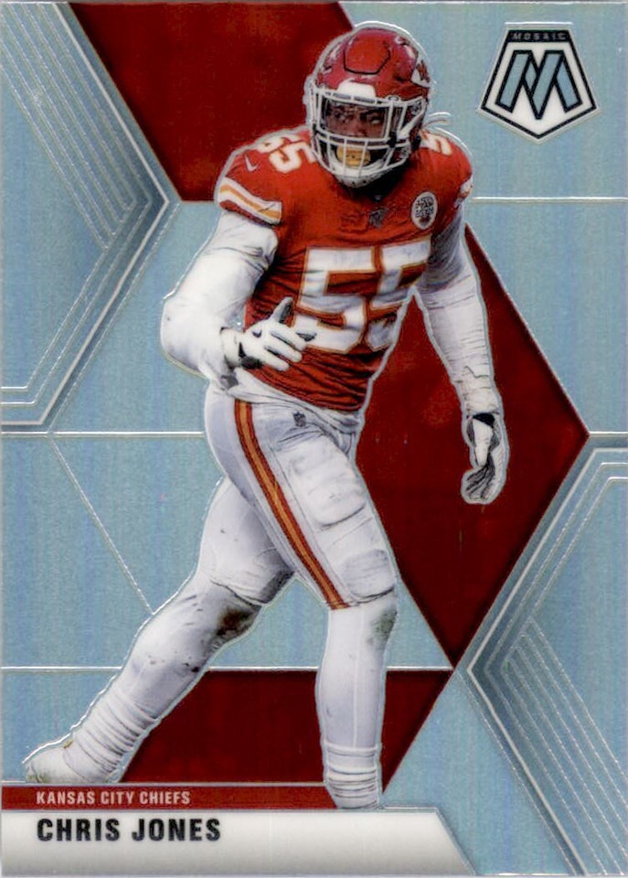 2020 Panini Mosaic Silver #7 Chris Jones (15-108x3-NFLCHIEFS)