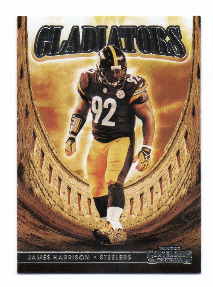 2021 Panini Contenders Gladiators #7 James Harrison (10-263x9-NFLSTEELERS)