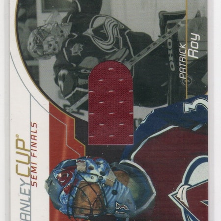 2001-02 BAP Memorabilia Stanley Cup Playoffs #SC17 Patrick Roy (200-297x3-AVALANCHE)