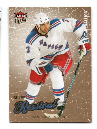 2008-09 Ultra Gold Medallion #52 Michal Rozsival (10-186x6-RANGERS)