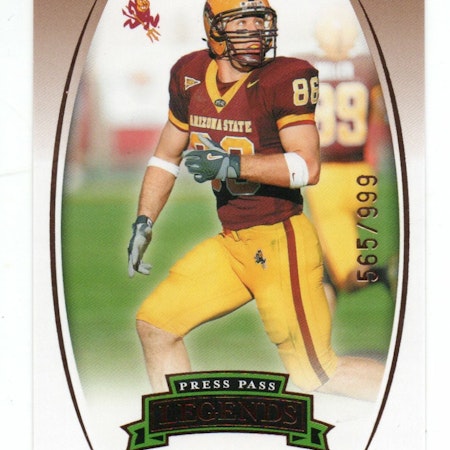 2007 Press Pass Legends Bronze #3 Zach Miller (12-293x4-NFLJAGUARS)