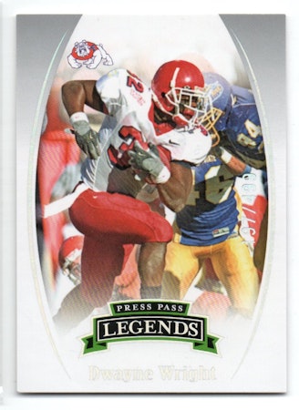 2007 Press Pass Legends Silver #19 Dwayne Wright (15-213x5-NFLBILLS)