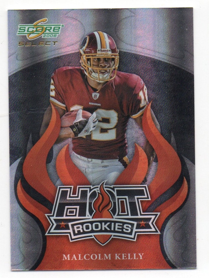 2008 Select Hot Rookies #19 Malcolm Kelly (15-276x8-NFLREDSKINS)