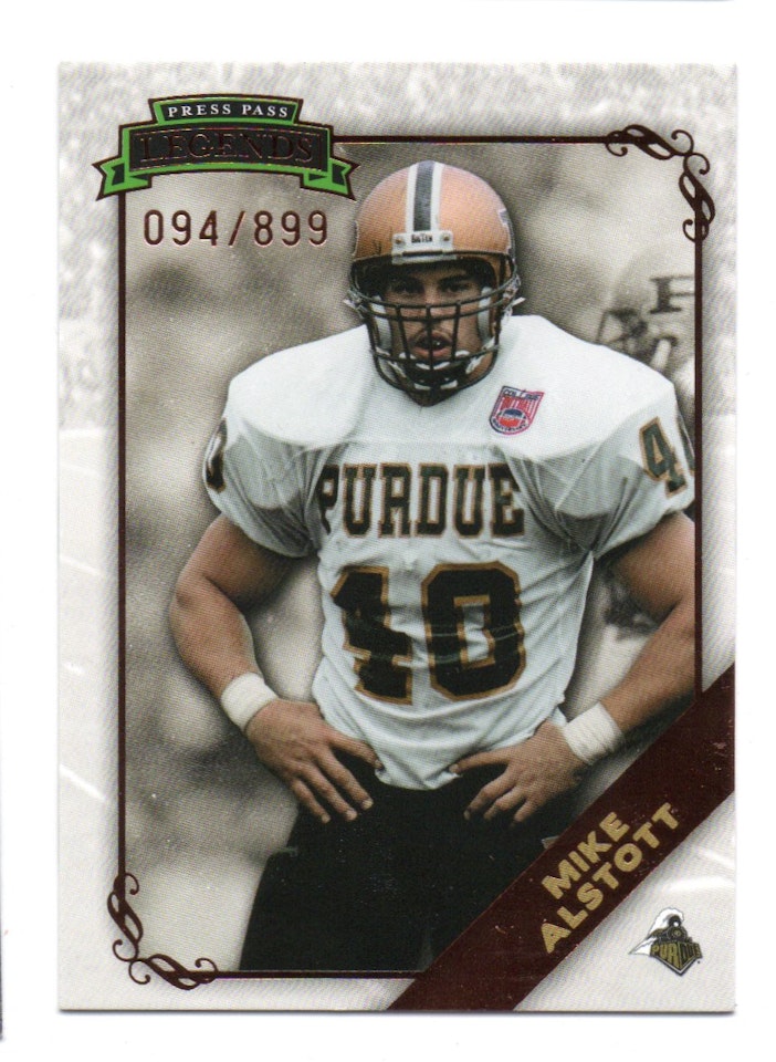 2009 Press Pass Legends Bronze #88 Mike Alstott (10-276x1-NFLBUCCANEERS)