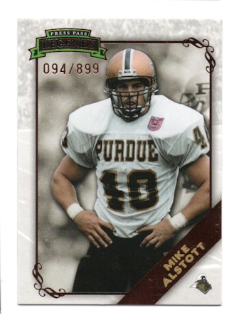 2009 Press Pass Legends Bronze #88 Mike Alstott (10-276x1-NFLBUCCANEERS)