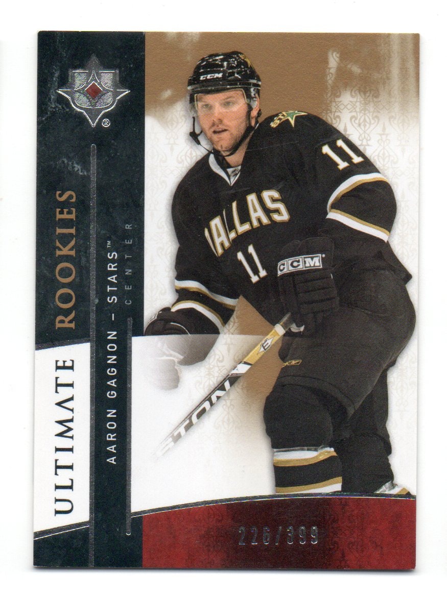2009-10 Ultimate Collection #170 Aaron Gagnon RC (20-213x2-NHLSTARS)
