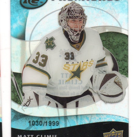 2009-10 Upper Deck Ice #116 Matt Climie RC (20-207x5-NHLSTARS)