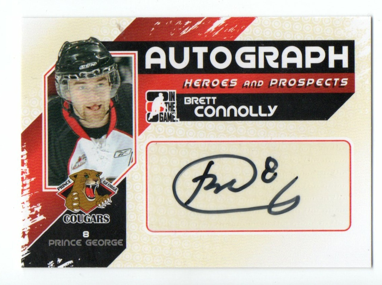 2010-11 ITG Heroes and Prospects Autographs #ABC Brett Connolly (40-189x5-LIGHTNING)